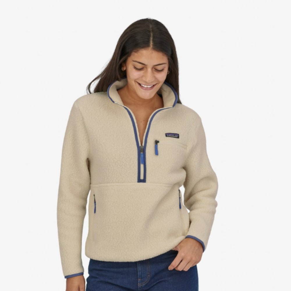 Patagonia Women's Retro Pile Fleece Marsupial (Color: Natural)